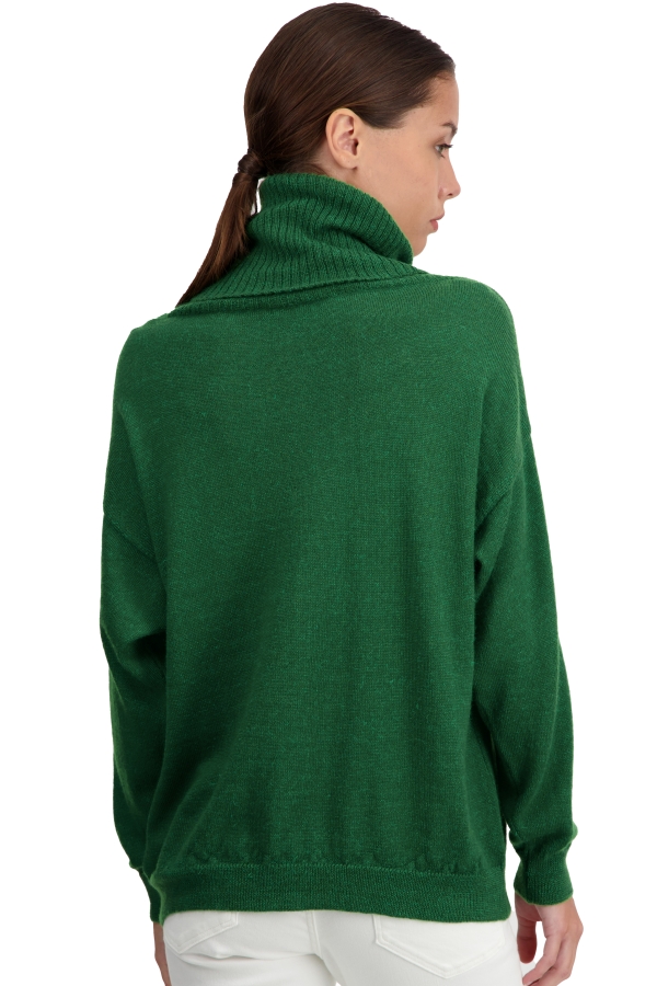 Baby Alpakawolle kaschmir pullover damen rollkragen tanis green leaf 3xl